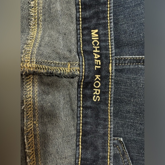 Michael Kors Dark Wash Mid-Rise Bootcut Jeans 16 - Picture 9 of 11